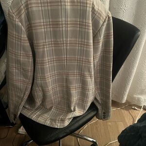 Nordstrom Grey Flint Plaid Blazer